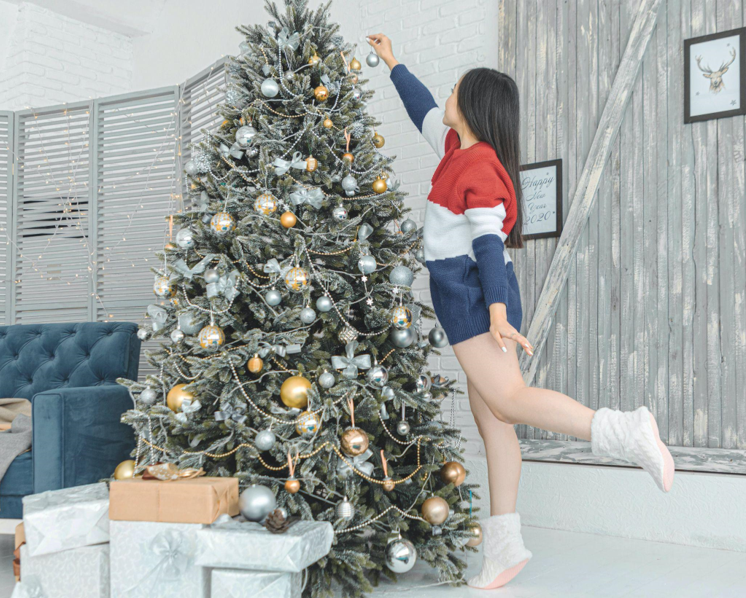 Enjoy a Festive Home with Slim Artificial Trees